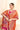 Delicate Orange Color Printed Work Handloom Saree