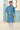 Sky Blue Color Linen Cotton Fabric Festive Wear Stylish Mens Kurta Pyjama