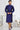 Navy Blue Color Silk Fabric Reception Wear Readymade Trendy Mens Kurta Pyjama