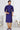 Navy Blue Color Silk Fabric Wedding Wear Readymade Fancy Mens Kurta Pyjama