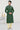 Alluring Dark Green Color Cotton Fabric Sangeet Wear Trendy Printed Readymade Kurta Pyjama For Men