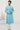 Gorgeous Sky Blue Color Cotton Fabric Function Wear Fancy Printed Readymade Kurta Pyjama For Men