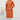 Stunning Orange Color Cotton Fabric Sangeet Wear Trendy Printed Readymade Kurta Pyjama For Men