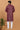 Maroon Georgette Fabric Sequins Embroidery Trendy Readymade Kurta Pyjama For Men