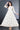 Rayon Fabric Charismatic Readymade Gown With Dupatta In White Color