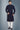 Vivacious Cotton Fabric Kurta Pyjama For Men In Navy Blue Color