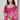 Pink Color Georgette And Chiffon Fabric Engaging Saree With Embroidered Work