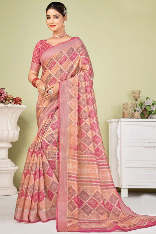 Art Silk Fabric Multi Color Printed Daily Wear Saree