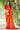 Printed Chiffon Fabric Daily Wear Red Color Saree