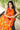 Chiffon Fabric Casual Wear Orange Color Printed Saree