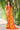 Chiffon Fabric Casual Wear Orange Color Printed Saree