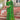 Casual Green Color Inventive Abstract Printed Saree In Chiffon Fabric