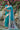 Cyan Color Tempting Paithani Silk Weaving Work Saree