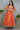 Party Look Orange Color Georgette Fabric Incredible Gown