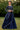 Navy Blue Color Satin Silk Fabric Wedding Look Pleasant Lehenga