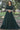 Georgette Fabric Dark Green Color Function Wear Stylish Gown