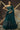Teal Color Gerogette Designer Gown With Dupatta