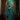 Teal Color Adorning Kanjivaram Silk Weaving Work Two Tone Saree