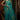 Teal Color Adorning Kanjivaram Silk Weaving Work Two Tone Saree
