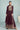 Eugeniya Belousova Wine Georgette Palazzo Suit Function Wear