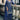 Sangeet Wear Embroidered Readymade Punjabi Style Salwar Kameez In Georgette Fabric Navy Blue Color