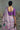 Winsome Brasso Work Lavender Color Organza Fabric Saree