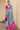 Printed Patola Silk Saree In Cyan Color