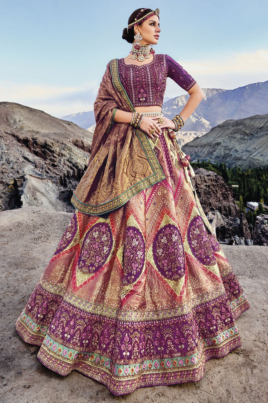 Buy Silk Fabric Lehenga Online USA