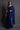 Georgette Fabric Beautiful Blue Color Saree With Sequins Work