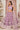 Lavender Color Net Fabric Sangeet Wear Embroidered Work Lehenga