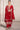 Red Color Chinon Fabric Fetching Palazzo Suit