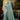 Eugeniya Belousova Light Cyan Color Art Silk Fabric Divine Saree