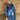 Blue Satin Border Work Saree for Party