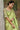 Green Satin Saree with Border Work