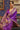 Vibrant Purple Color Sangeet Wear Weaving Work Satin Silk Fabric Saree