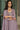 Embroidered Lavender Color Readymade Salwar Suit In Organza Fabric