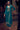 Art Silk Fabric Cyan Color Festive Wear Embroidered Straight Cut Long Palazzo Salwar Suit