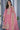 Pink Color Embroidered Organza Fabric Function Wear Readymade Long Straight Cut Suit