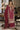 Art Silk Fabric Embroidered Function Wear Readymade Palazzo Salwar Kameez In Rani Color