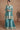 Vartika Singh Sangeet Wear Cyan Color Aristocratic Chinon Readymade Sharara Suit