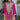 Rani Color Exquisite Embroidered Work Readymade Salwar Suit In Art Silk Fabric