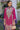 Rani Color Exquisite Embroidered Work Readymade Salwar Suit In Art Silk Fabric