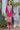 Rani Color Exquisite Embroidered Work Readymade Salwar Suit In Art Silk Fabric