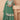 Eugeniya Belousova Green Color Exquisite Readymade Palazzo Suits In Chinon Silk Fabric