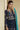 Navy Blue Georgette Reception Wear Sharara Style Lehenga With Embroidery Work
