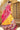 Yellow Color Silk Fabric Enticing Function Look Digital Printed Lehenga