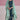 Festive Wear Embroidered Chiffon Fabric Straight Cut Suit In Teal Color