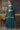 Embroidered Teal Color Fashionable Readymade Lehenga With Long koti In Art Silk Fabric