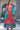 Traditional Orange Color Georgette Printed Readymade Gown With Dupatta