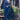 Blue Color Printed Chinon Fabric Readymade Lehenga Choli
